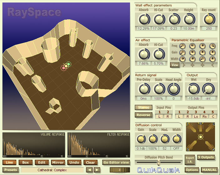 Screenshot of RaySpace